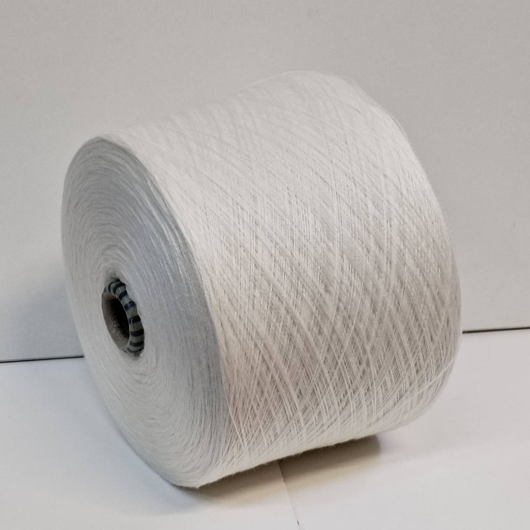 Пряжа бобинная Zegna Baruffa art. Cashwool 169919 белый
