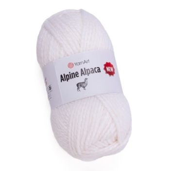 Yarnart Alpine Alpaca 440 белый
