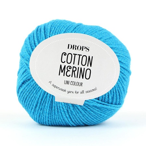 Drops Cotton Merino 24 бирюза