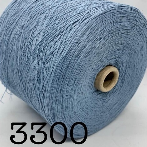 Пряжа бобинная Alpes art.Ortensia 3300 джинс