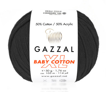 Gazzal Baby Cotton XL 3433 черный