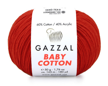 Gazzal Baby Cotton 3443 мак