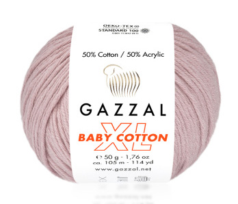 Gazzal Baby Cotton XL 3444 пудра