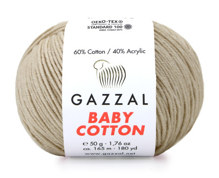 Gazzal Baby Cotton 3446 беж