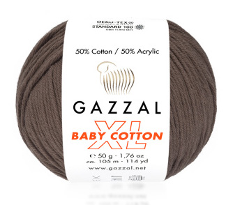 Gazzal Baby Cotton XL 3455 какао