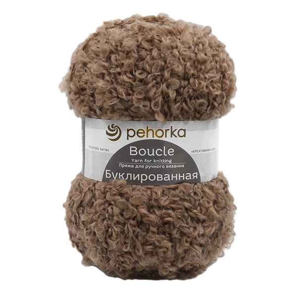 Пехорка Буклированная 377 кофейный