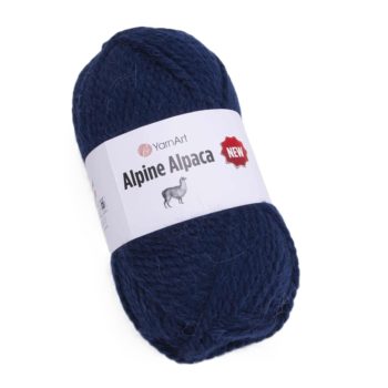 Yarnart Alpine Alpaca 437 темно синий