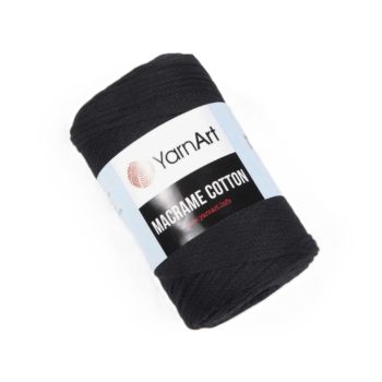 YARNART Macrame Cotton 750 черн