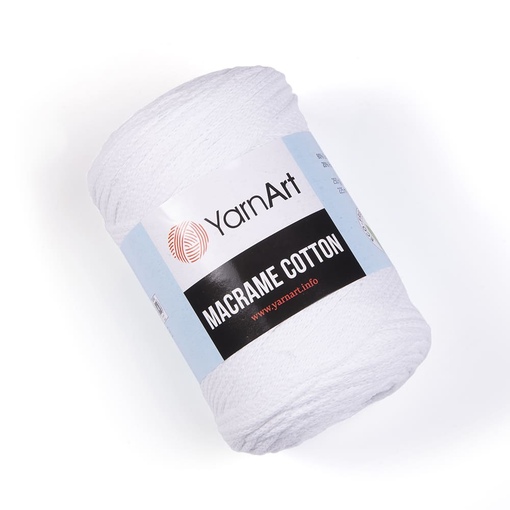 YARNART Macrame Cotton 751 белый