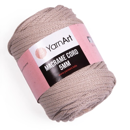 YarnArt Macrame Cord 5мм 768 серобежевый