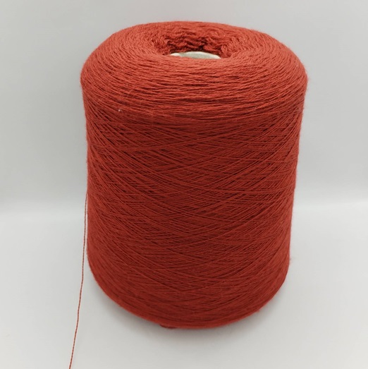 Пряжа бобинная Zegna Baruffa art. Cashwool красный кирпич