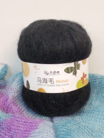 Мохер Fancy Yarn Китай 1622 черный