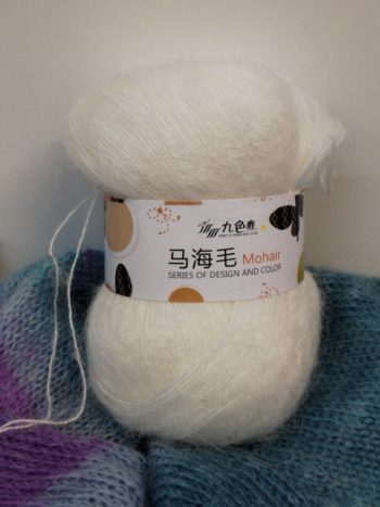 Мохер Fancy Yarn Китай 1001 белый