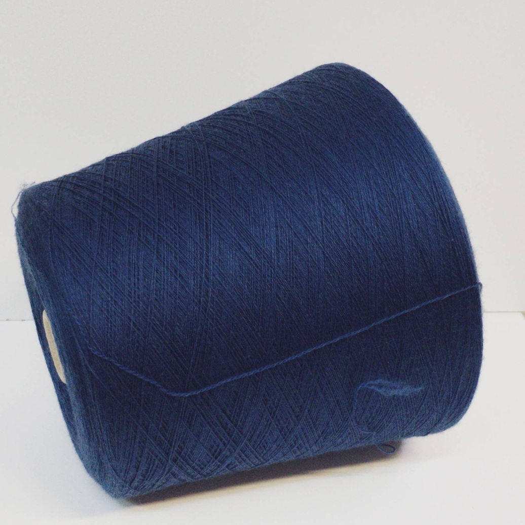 Пряжа бобинная Zegna Baruffa art. Cashwool 154629 темно синий