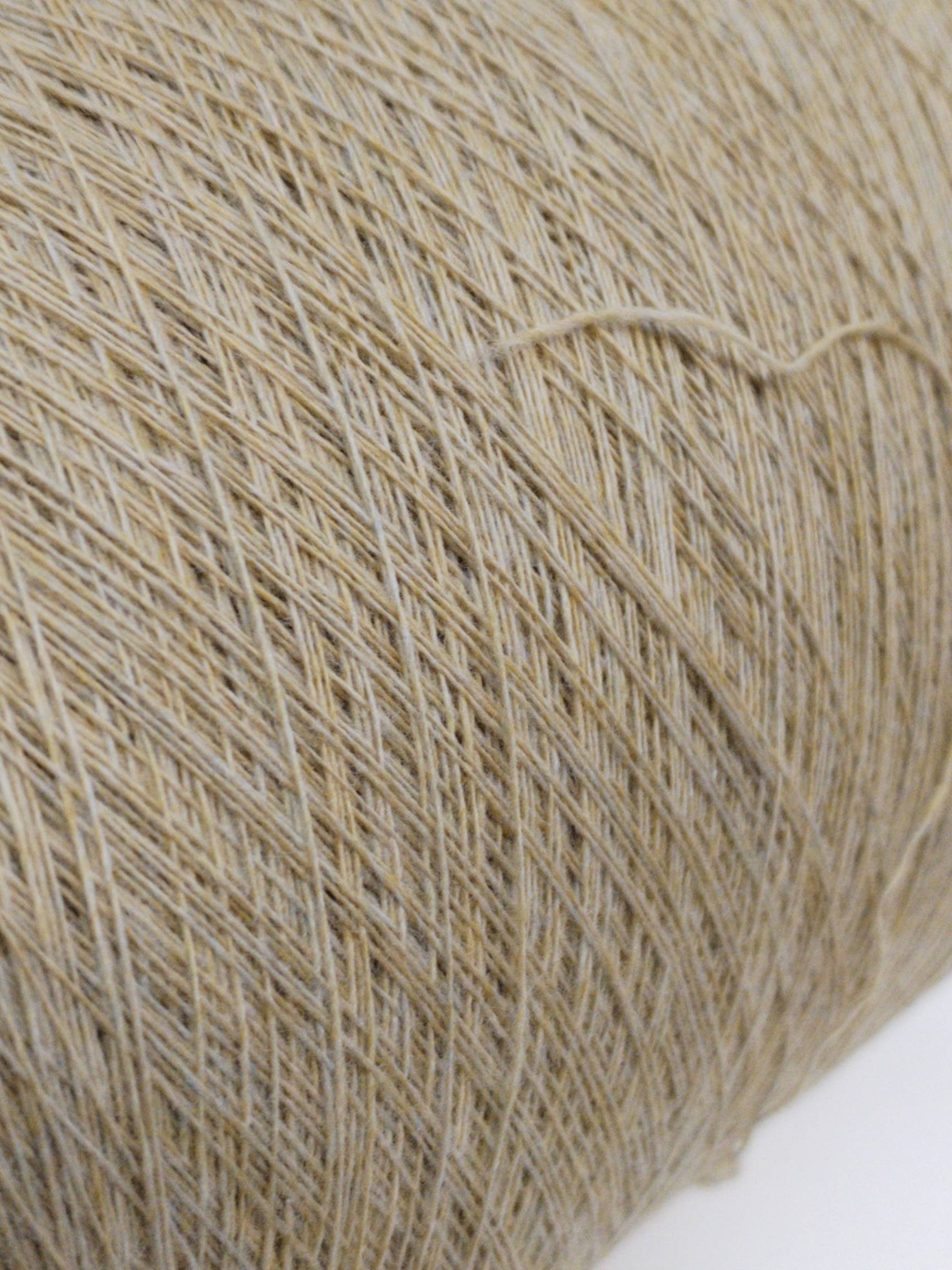 Пряжа бобинная Zegna Baruffa art. Supergeelong 711728 песочный меланж