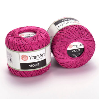 Yarnart Violet 0075 темно розовый