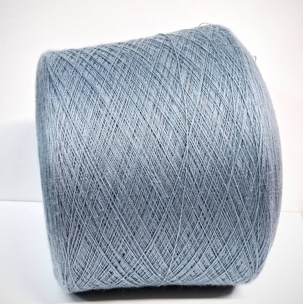 Пряжа бобинная Zegna Baruffa art. Cashwool серо-голубой