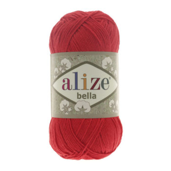 ALIZE BELLA 100г 056 красный