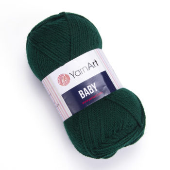 YARNART BABY 590 темно зеленый