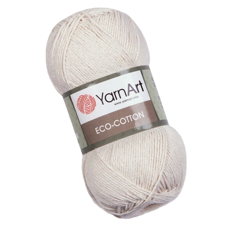 YarnArt Eco-cotton 762 крем