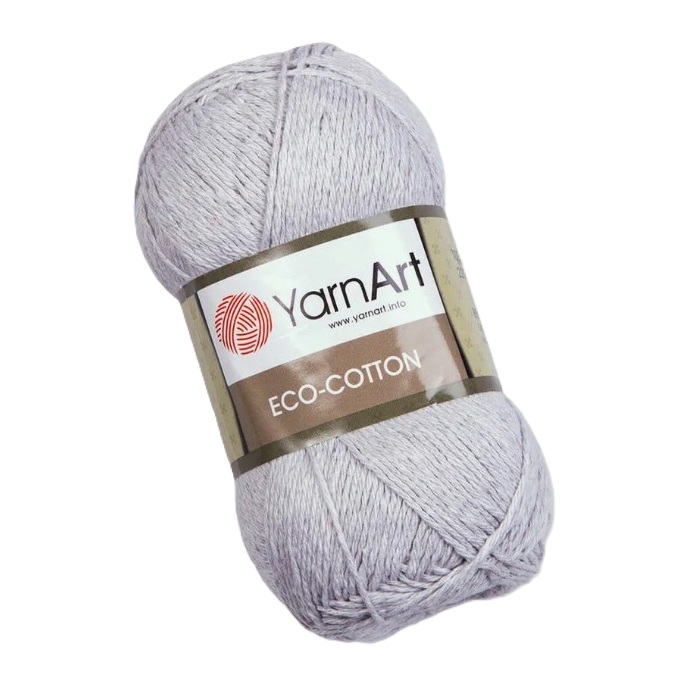 YarnArt Eco-cotton 763 св.серый