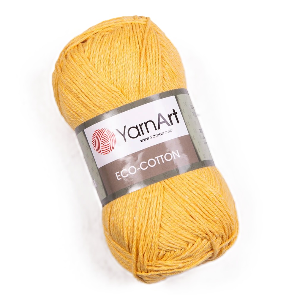YarnArt Eco-cotton 764 св.желтый
