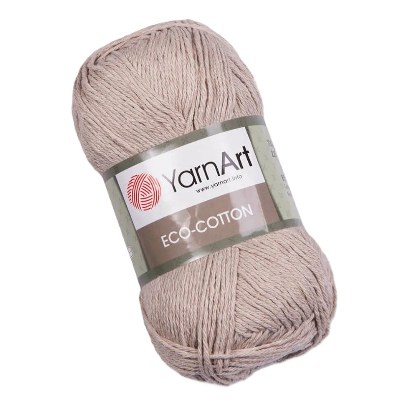 YarnArt Eco-cotton 768 молочно бежевый