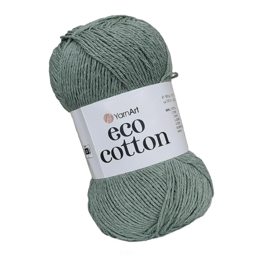 YarnArt Eco-cotton 782 серый