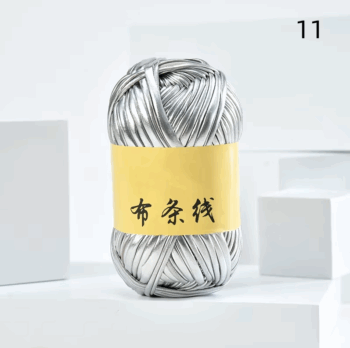 Пряжа металлик Metal Cloth 11 серебро