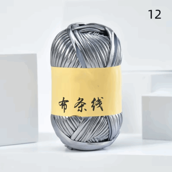 Пряжа металлик Metal Cloth 12 серый