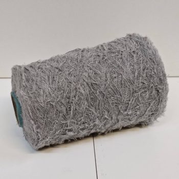 Пряжа бобинная G&G FILATI арт. TAGLIATINO(реснички) серый меланж