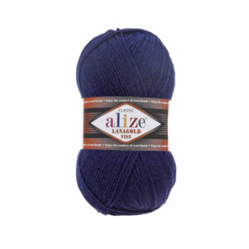 Alize LANAGOLD FINE 058 темно синий