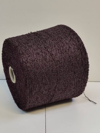 Пряжа бобинная  Luxury Selection by RiGo SilkBoucle ежевика 7531