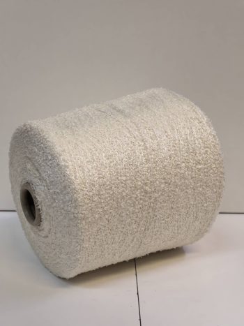 Пряжа бобинная  Luxury Selection by RiGo SilkBoucle молочный 25435