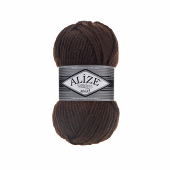 Alize SuperLANA maxi 026 шоколад