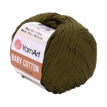 YarnArt Baby Cotton 443 болотный
