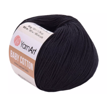 YarnArt Baby Cotton 460 черный